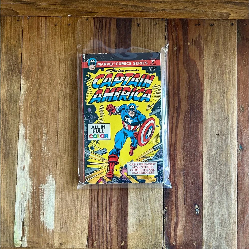 Captain America Paperback - Picture 8 of 8